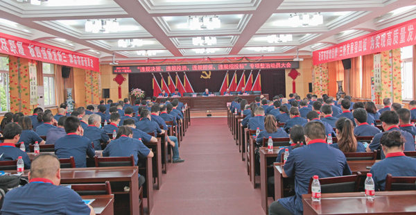 公司召開(kāi)“違規(guī)決策、違規(guī)投資、違規(guī)擔(dān)保、違規(guī)招投標(biāo)”專項(xiàng)整治動(dòng)員大會(huì)